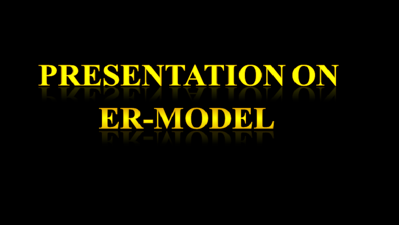 ER  Model PPT